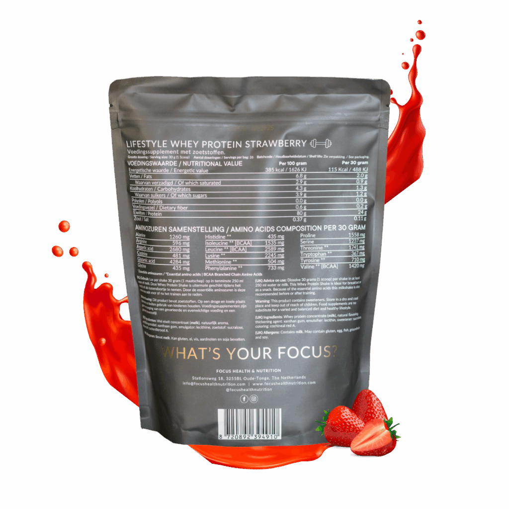 Sport Whey proteïne Strawberry